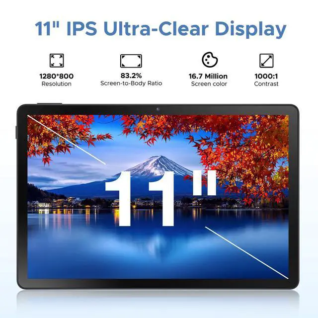 Alt view image 3 of 5 - DOOGEE U11 Pro Android 15 Tablet, 11 inch Tablet,30GB+256GB/2TB TF Octa-Core,90Hz Display, 8580mAh,1080P, Bluetooth 5.0+5G WiFi,Widevine L1,13MP+5MP, Face ID/OTG