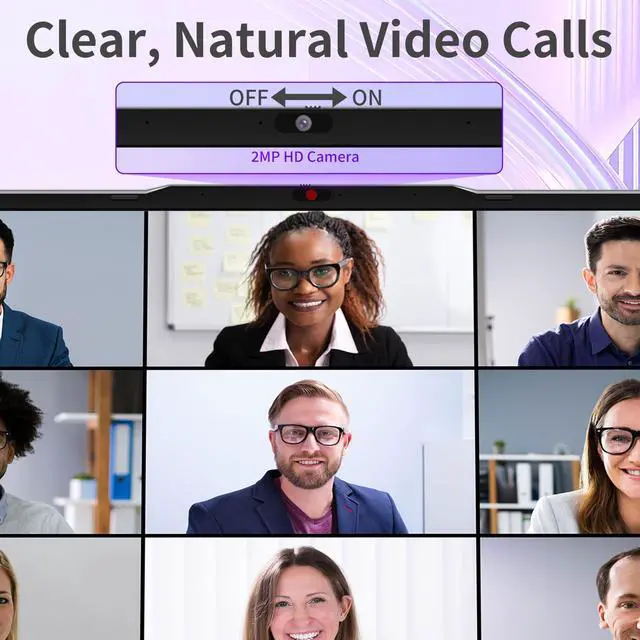 Alt view image 3 of 5 - AocBook 14" Laptop Computer, Ryzen 5 3500U Quad-Core, 16GB DDR4 RAM, 1TB NVMe SSD, 2MP HD Camera, Adjustable Touchpad, Privacy Webcam Switch, Lightweight Portable Notebook  Grey