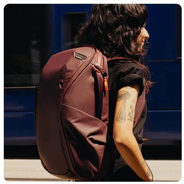Alt view image 2 of 5 - Peak Design Everyday Backpack Zip 20L, Eclipse, 270-Degree Zip, Dual Side Pockets, FlexFold Dividers, Fits 15" Laptop, For Camera Carry, Daily Commutes or Travel, Versatile Backpack for Men and Women