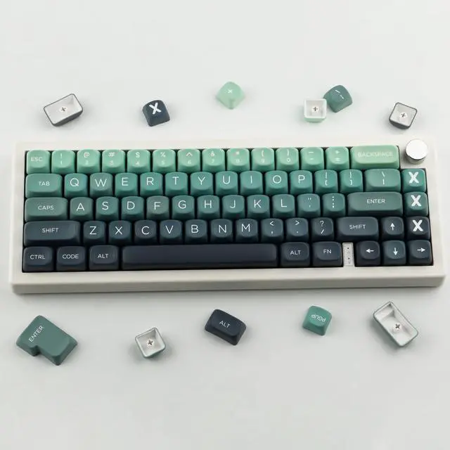 Alt view image 3 of 5 - JOMKIZ 140 Keys PBT Keycaps, MOA Profile ANSI Layout Cute Keycaps Set, Compatible for Cherry MX Switches Mechanical Keyboards