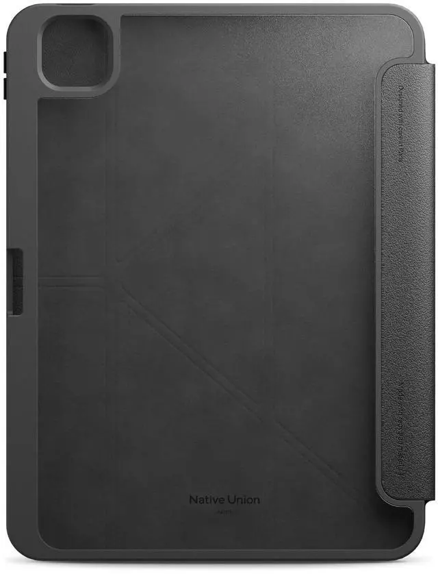 Alt view image 2 of 5 - Native Union Active Case for iPad Pro 11" M5  Lightweight Durable 4-in-1 Stand Case with Matte TPU Back  Apple Pencil Holder  Magnetic Cover Compatible with Auto Wake/Sleep Function (Black)