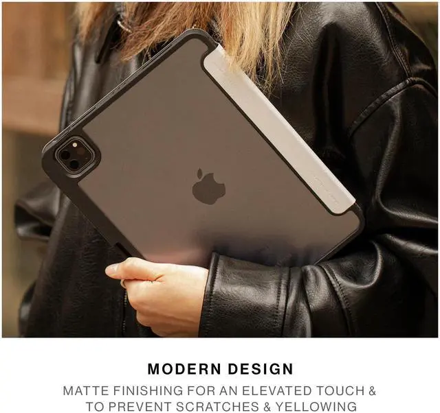 Alt view image 5 of 5 - Native Union Active Case for iPad Pro 11" M5  Lightweight Durable 4-in-1 Stand Case with Matte TPU Back  Apple Pencil Holder  Magnetic Cover Compatible with Auto Wake/Sleep Function (Black)