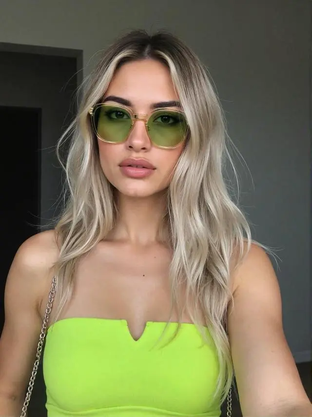 Alt view image 5 of 5 - GLEASANNA Sleep Glasses for 99.9% Blue Light Glasses Dual AR Coatings Green Lens for Computer Gaming Reduce Eyestrain