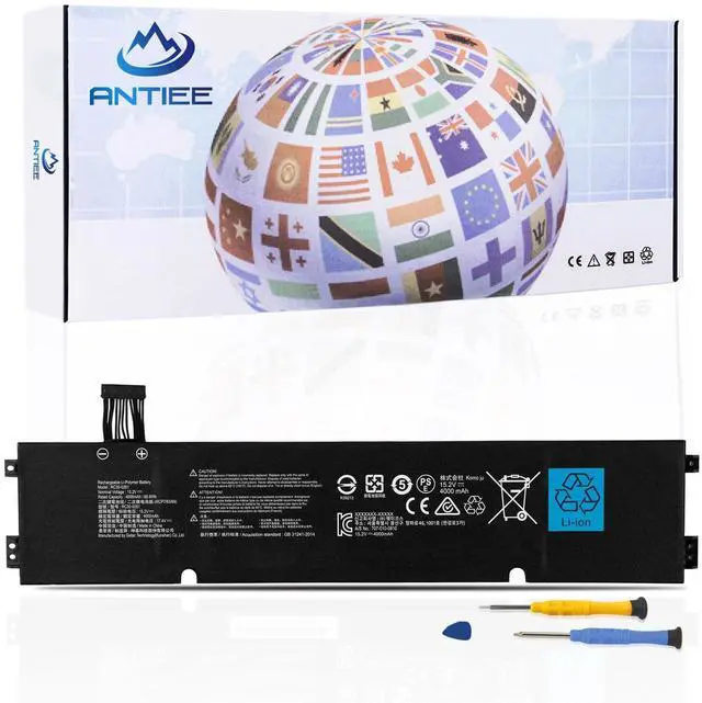 Main image of ANTIEE RC30-0351 Laptop Battery Replacement for Razer Blade 15 Base 2020 2021 RZ09-0351 RZ09-0369x Notebook Series RZ09-03519E11 4ICP7/63/69 Battery 15.2V 60.8Wh