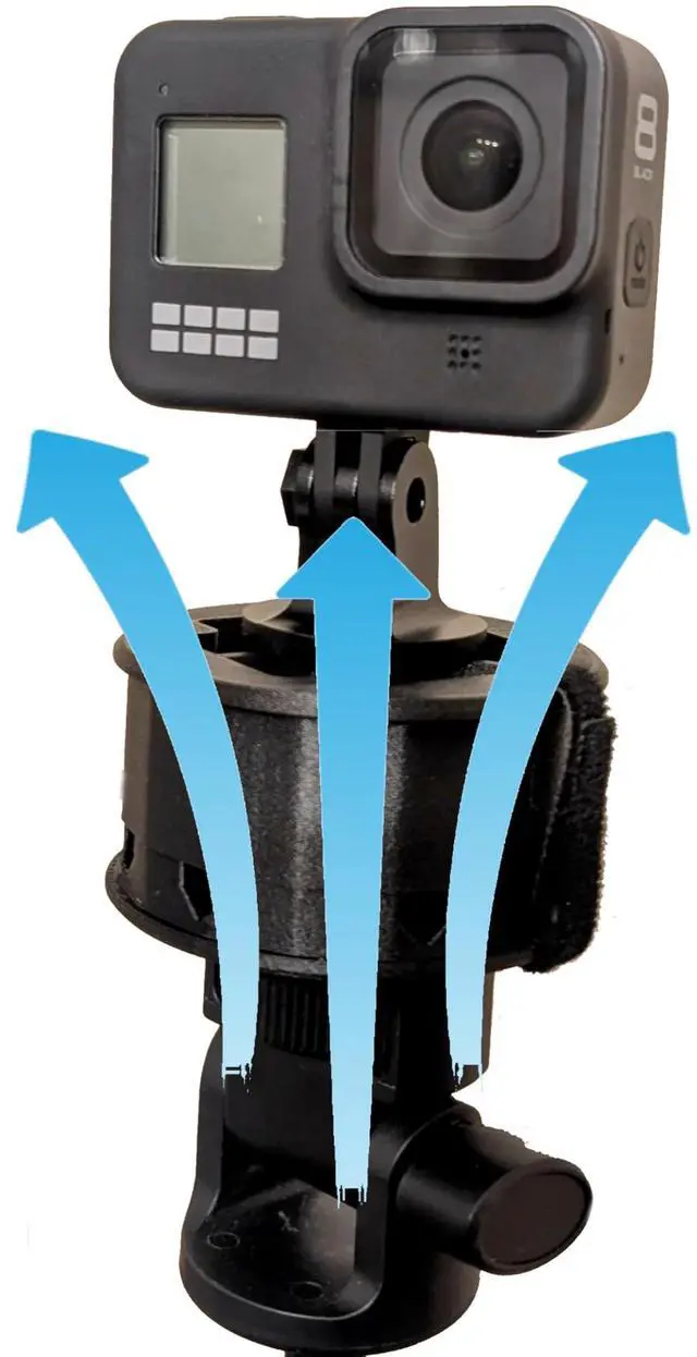 Alt view image 3 of 5 - Tripod Cooling Fan for Action Cameras and More (Regular Size)