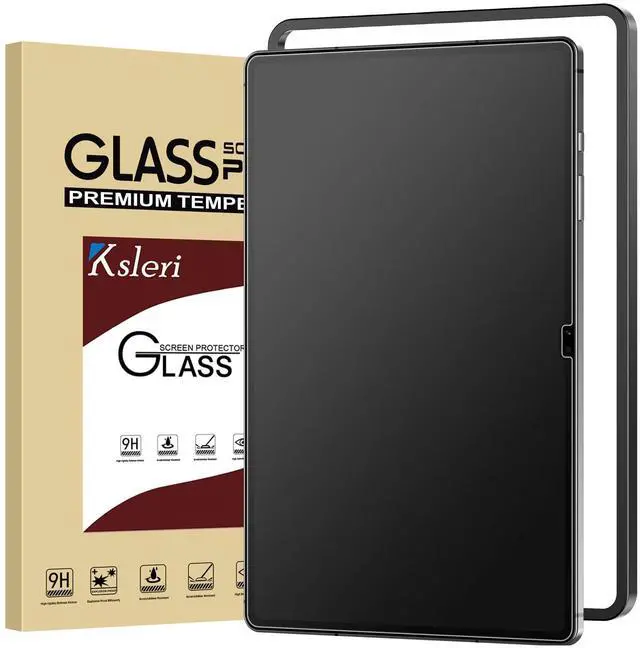 Main image of Ksleri 2 Pack for Galaxy Tab S10 Ultra/S9 Ultra/S8 Ultra 14.6-inch Matte Glass Screen Protector (Not Privacy) Anti Glare Anti Fingerprint Tempered Glass with Alignment Frame