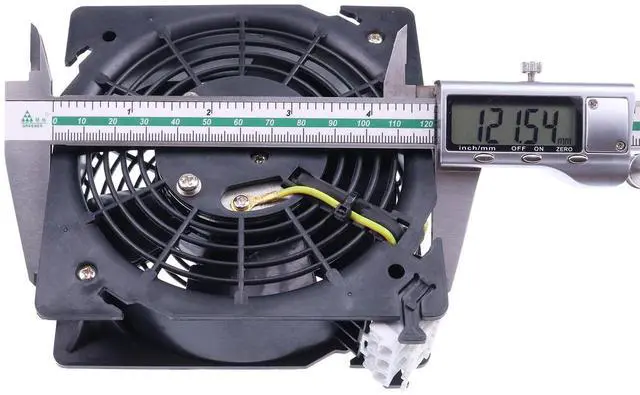 Alt view image 4 of 5 - WQSING DV4650-470 Axial Cooling Fan Compatible with Ebmpapst 230VAC 120/110mA Cabinet Fan 120 * 120 * 38MM 50-60HZ