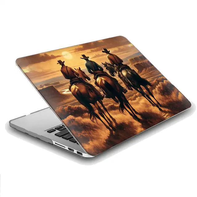 Alt view image 2 of 5 - Plastic Hard Shell Case Compatible with MacBook Pro 13 inch Case 2022-2017 A2338 M2/M1 A2289 A2251 A2159 A1989 A1706 A1708 (Cowboy)