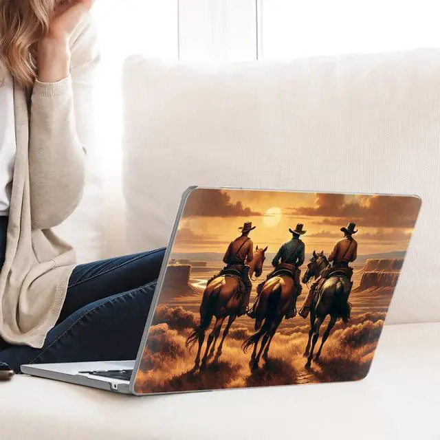 Alt view image 5 of 5 - Plastic Hard Shell Case Compatible with MacBook Pro 13 inch Case 2022-2017 A2338 M2/M1 A2289 A2251 A2159 A1989 A1706 A1708 (Cowboy)