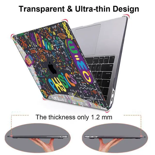 Alt view image 5 of 5 - LCMOCICO Case Compatible with MacBook Pro 13 inch M2 M1 2022 2021-2016 A2338 A2289 A2251 A2159 A1989 A1706,Pattern Plastic Hard Shell Keyboard Cover Screen Film Webcam Cover, Physical Chemistry