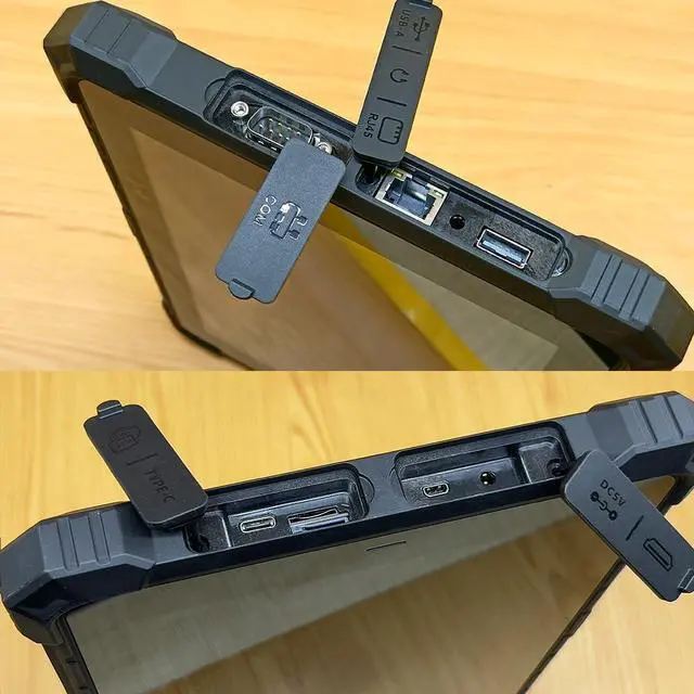 Alt view image 5 of 5 - RUGLINE IP68 Rugged Tablets RT-I10Y, 10.1 inch Windows Tablet, Windows 11 Pro Upgrade, 8GB+128GB, Intel N5100, 4G LTE GPS, Industrial Handheld Tablet PC with Handstrap for Rough Outdoor Work