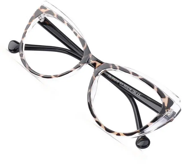 Main image of DOERAYMI Blue Blockers Glasses for Women, Bluelight Glasses with Cat Eye Frame for Style, Comfort, Eye Strain Relief (Cat Eye, Black and white)