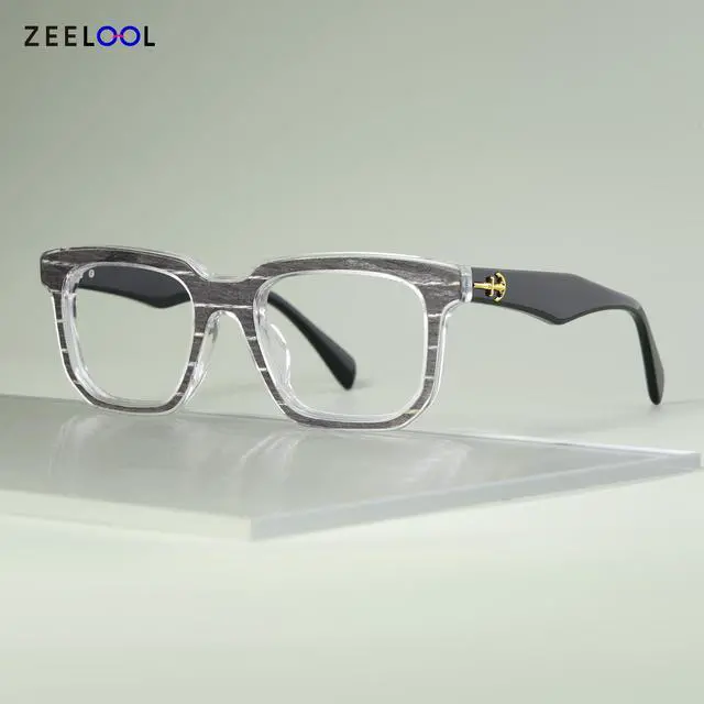 Alt view image 2 of 5 - Zeelool Stylish Square Blue Light Blocking Glasses for Men TV Phone Computer Gaming Glasses Keylin ZJGA690071-02 Black