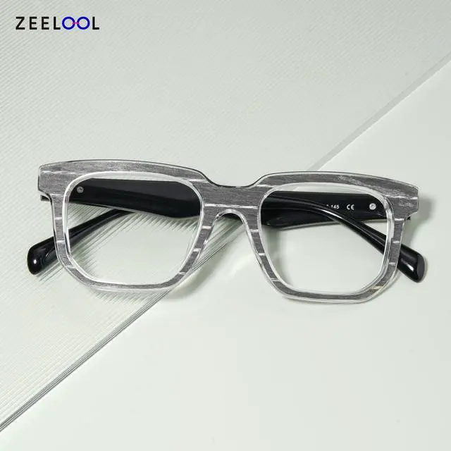 Alt view image 3 of 5 - Zeelool Stylish Square Blue Light Blocking Glasses for Men TV Phone Computer Gaming Glasses Keylin ZJGA690071-02 Black