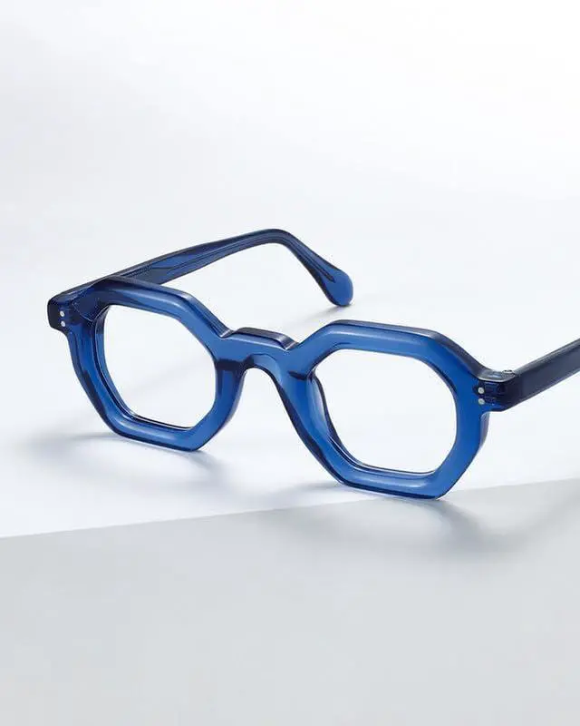 Alt view image 5 of 5 - Blue Light Blocking Glasses - Anti Glare & Eyestrain, 99% Filter, Lightweight Acetate Frame for Gaming/Office/Reading