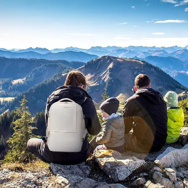 Alt view image 2 of 5 - MOLNIA Travel Backpack, 17.3 Inch Large Laptop Backpack Carry On Backpack Waterproof, as Personal Item Flight Approved College Backpack Convertible Backpack for Men & Women