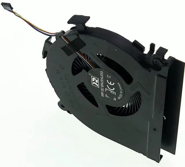Alt view image 4 of 5 - Replacement CPU + GPU Cooling Fan for HP Spectre X360 15-CH 15-CH000 15-CH011DX 15-CH075NR 15-CH008CA 15-CH010CA NS75C00-17J22 NS75C00-17J21 P/N: L17605-001 L17606-001, 4 Pins 4 Wires
