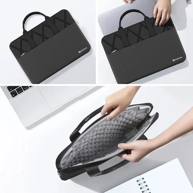 Alt view image 2 of 5 - Smatree 18 inch Laptop Sleeve with Handle for Alienware 18 Area-51 Gaming Laptop, Alienware m18/m18 r2 GamingLaptop, Protective Computer Case with Pocket, Patented Super Corner Design(E812)