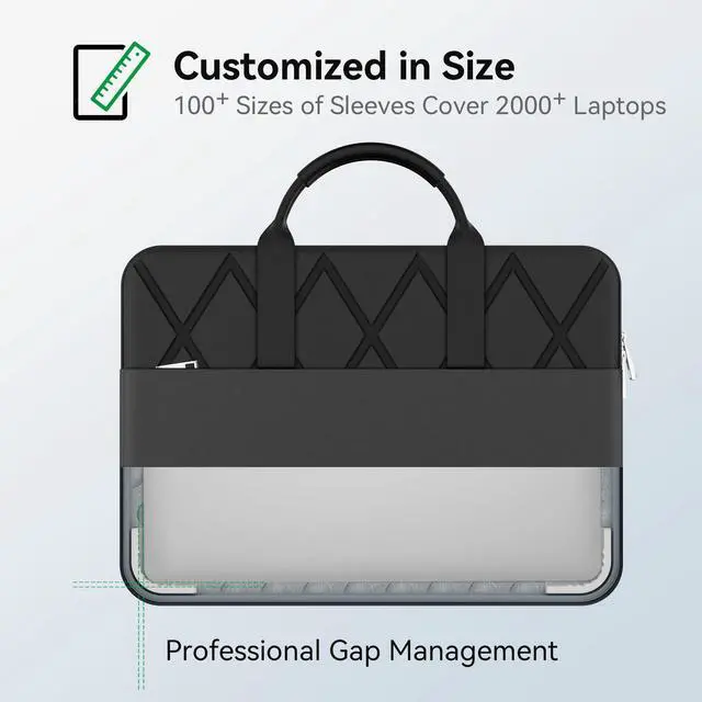 Alt view image 5 of 5 - Smatree 18 inch Laptop Sleeve with Handle for Alienware 18 Area-51 Gaming Laptop, Alienware m18/m18 r2 GamingLaptop, Protective Computer Case with Pocket, Patented Super Corner Design(E812)