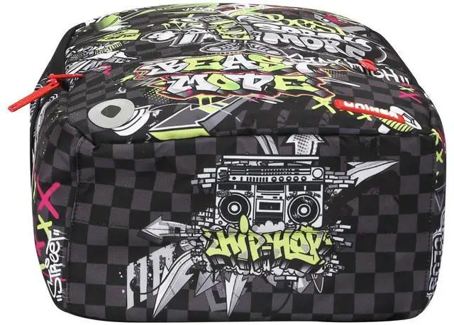 Alt view image 5 of 5 - UNIKER Graffiti Backpack, Designer Laptop Backpack for 15.6 Inch Work,Water Resistant Backpack Computer Bag, BeastMode