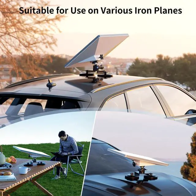 Alt view image 5 of 5 - Starlink Mini Magnetic Car Mount & 16.4ft/5m USB C to DC Power Cable for Starlink Mini