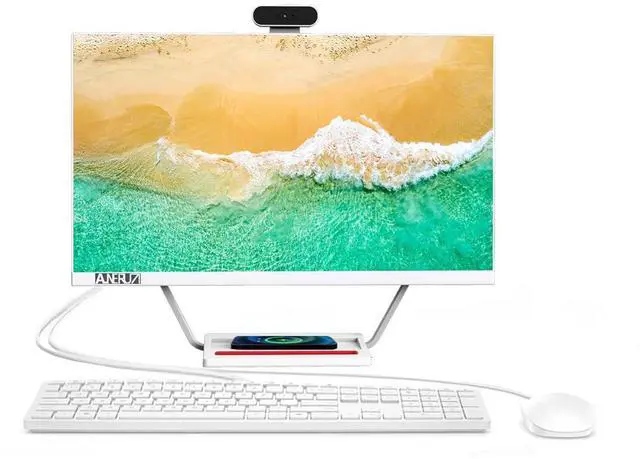 Main image of All-in-One Desktop Computer PC with Charging Panel, 24 I7 Quad-Core Desktop with Camera, 16G Ram 512G SSD IPS HD Display, WiFi Bluetooth for Home Business Office