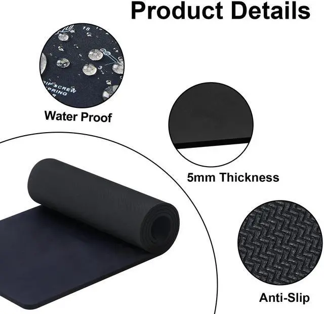 Alt view image 2 of 5 - 36X16 Inch Large Cleaning Mat, Workbench Pad Protector for Office and Home