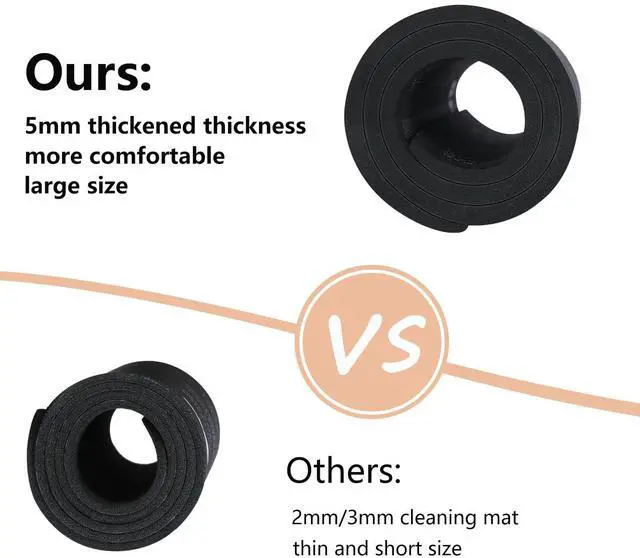 Alt view image 5 of 5 - 36X16 Inch Large Cleaning Mat, Workbench Pad Protector for Office and Home