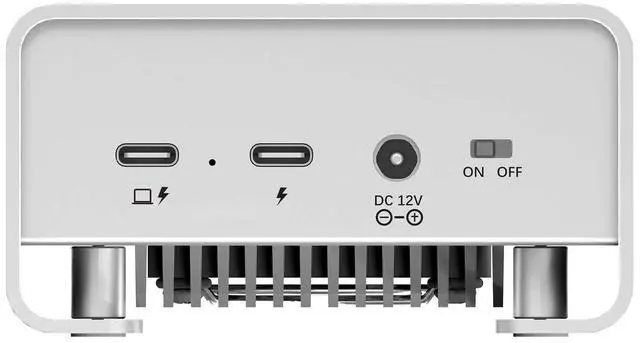 Alt view image 5 of 5 - USB4 V2 80Gbps Compatible with Thunderbolt 5 to U.2/3 NVMe SSD Enclosure, Up to 7000Mb/s TB5 to U.2/3 (SFF-8639) PCIe Adapter, Aluminum External 2.5 U.2&U.3 SSD Case Compatible with Thunderbolt 3/4