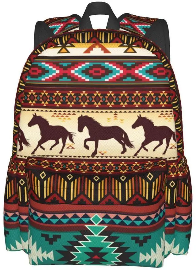 Main image of Odfovowo Horse Travel Backpack for Women Men Work Laptop backpacks Mesh Carry on Backpack Casual Daypack for Hiking Camping Climbing Gifts