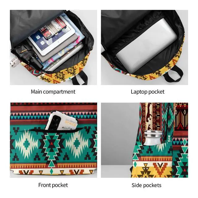 Alt view image 2 of 5 - Odfovowo Horse Travel Backpack for Women Men Work Laptop backpacks Mesh Carry on Backpack Casual Daypack for Hiking Camping Climbing Gifts