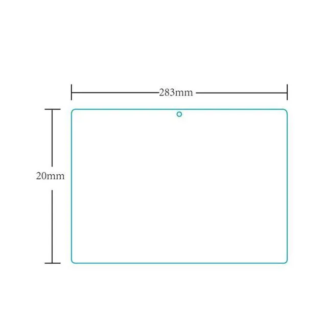 Alt view image 2 of 5 - Qiawum For CHUWI UBook X 12 inch Screen Protector,9H Hardness Tempered Glass Flim for CHUWI UBook X 12" with Anti-Fingerprint Bubble-Free Crystal Clear