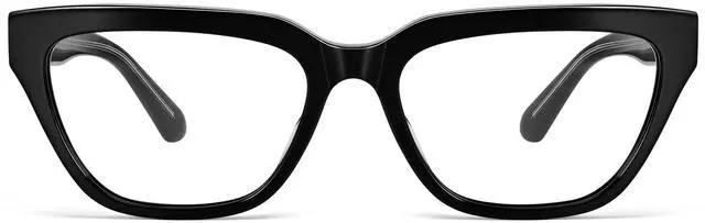 Alt view image 2 of 5 - Dollger Blue Light Blocking Glasses For Woman Men Rectangle Cat Eye Computer BlueLight Glasses Clear Lens Non-Prescription Black