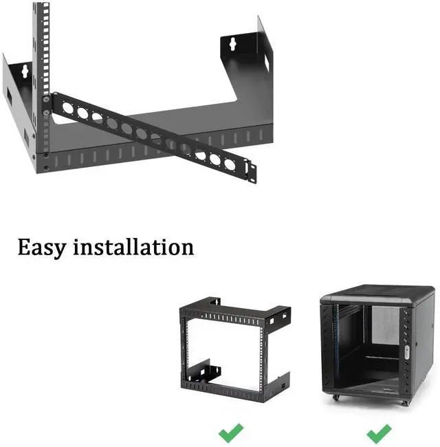 Alt view image 3 of 5 - Harrisen 2PCS Hinged Rack Panel1U12D XLR HDMI Audio Rack Mount Panel for 19 inches Audio Enclosure Server Computer Equipment Studio