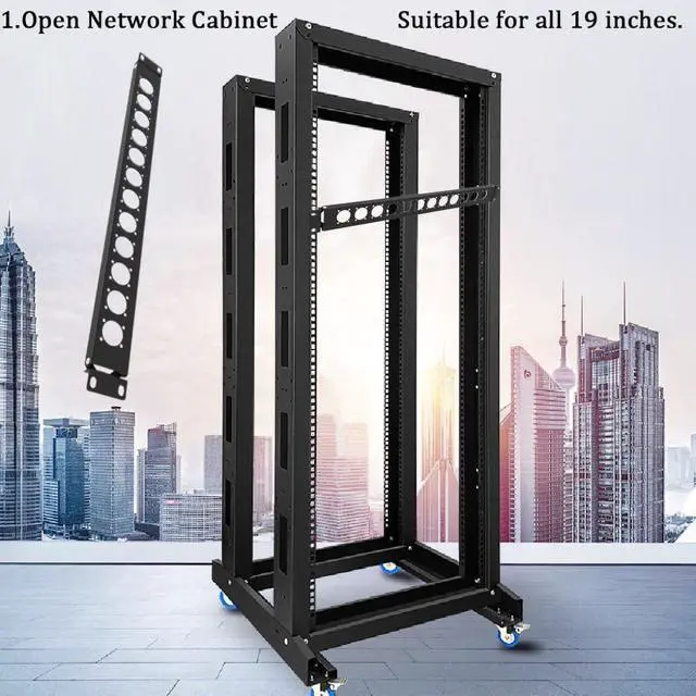 Alt view image 4 of 5 - Harrisen 2PCS Hinged Rack Panel1U12D XLR HDMI Audio Rack Mount Panel for 19 inches Audio Enclosure Server Computer Equipment Studio