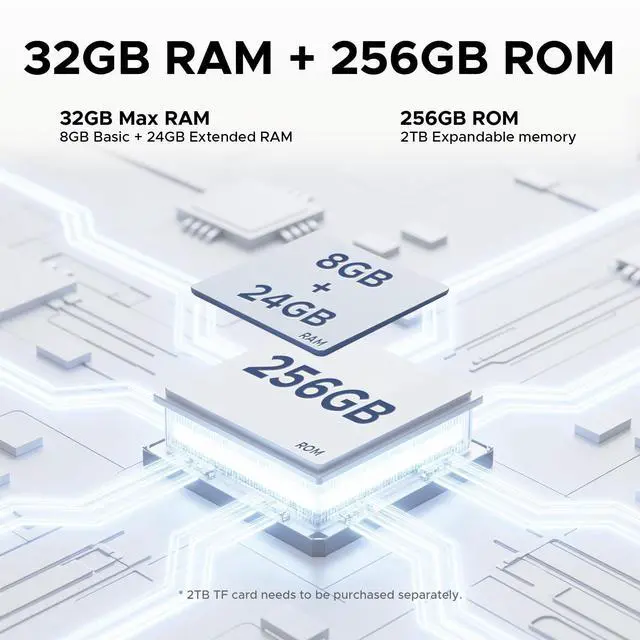 Alt view image 5 of 5 - DOOGEE Tab E3 Pro 13 inch Android Tablet,11000mAh Large Battery,Helio G100 Octa Core Android 15 Tablet,32GB+256GB with Gemini AI,90Hz Display Gaming Tablets,13MP+8MP,7.9mm Ultra-Thin Body,Face Unlock