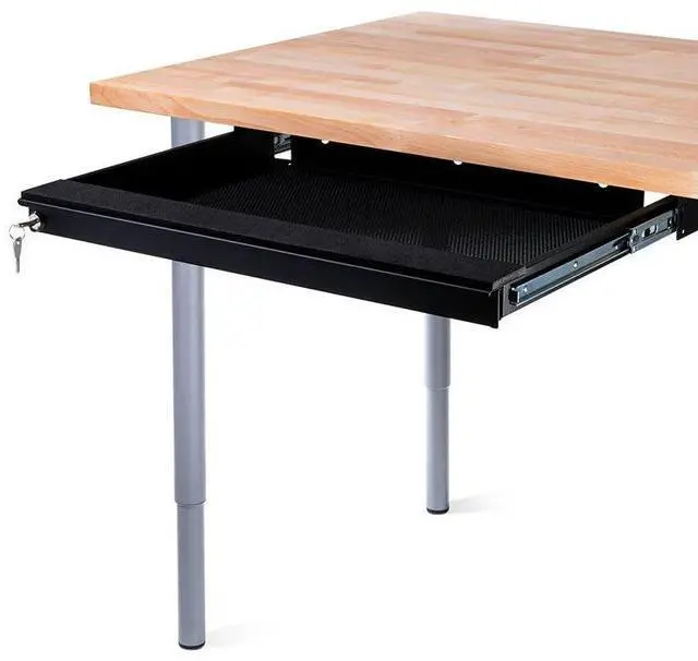 Alt view image 2 of 5 - Penn Elcom Under Desk Laptop Drawer, Lockable, for 20 Laptops - Premium Sliding Security Drawers - Model EX-6171B