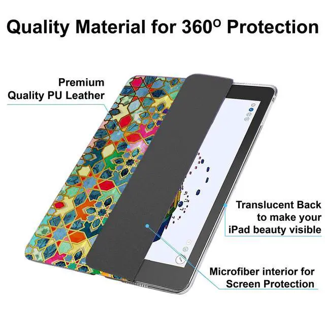 Alt view image 5 of 5 - DuraSafe Cases for iPad Pro 9.7 inch 2016 Case A1673 MLMP2LL/A MM172LL/A MLMN2LL/A MLMQ2LL/A A1674 A1675 MLMW2LL/A MLMX2LL/A MM192LL/A MLMV2LL/A MLN02LL/A MLN12LL/A MLPX2LL/A MLMY2LL/A - Damask