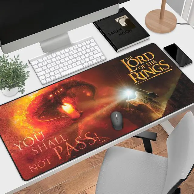 Alt view image 2 of 5 - SUBSONIC - XXL Mouse Pad Lord of The Rings 900 x 400 mm - Desk Pad with Non-Slip Base, Gaming Mouse Pad - Officially Licensed