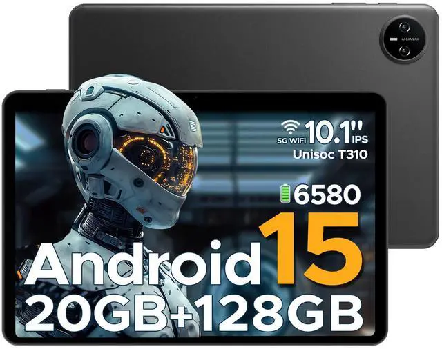 Main image of DOOGEE Tab A9 Pro 10 inch Tablet,Android 15 Tablet 20GB+128GB/2TB Expand,Quad Core Gaming Tablets,6580mAh Battery,1280x800 IPS HD Touchscreen,5G WiFi,BT5.0,Dual Speakers,Dual Camera,Face Unlock