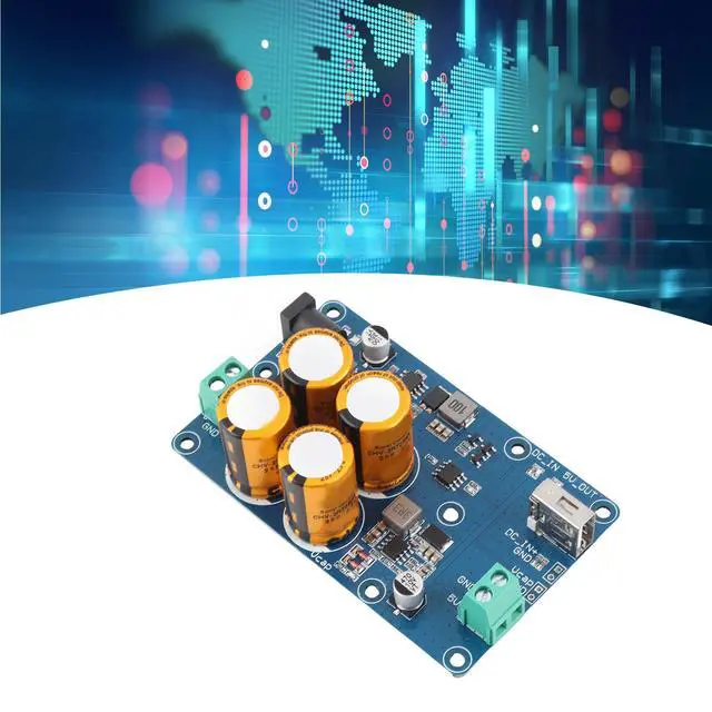 Alt view image 5 of 5 - Fockety Super Capacitor UPS for RPI Uninterruptible Power Supply DC924V Input DC5V3A Output 1060S Power Down Endurance Data Save, UPS Module Power Supply Monitoring (4S)