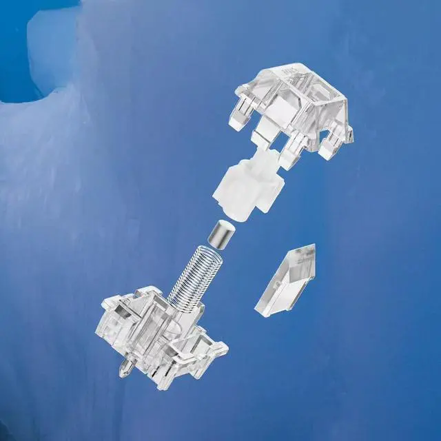 Alt view image 4 of 4 - KPREPUBLIC UR Ice Magnetic Ultra Switch Linear for Magnetic Mechanical Keyboard 35g 50g 100m 3.5mm PC POM 700Gs Factory Pre Lubed (UR Ice Magnetic Ultra Switch x90)