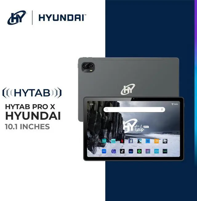 Alt view image 2 of 5 - HYTab Pro X 10LA3 10.36" Android 13 Tablet, Octa-Core, 8GB RAM, 256GB, FHD, 8MP/16MP, 4G LTE T-Mobile, WiFi, 6000mAh, Stylus, Earbuds, Screen Protector, Metal Body - Space Grey