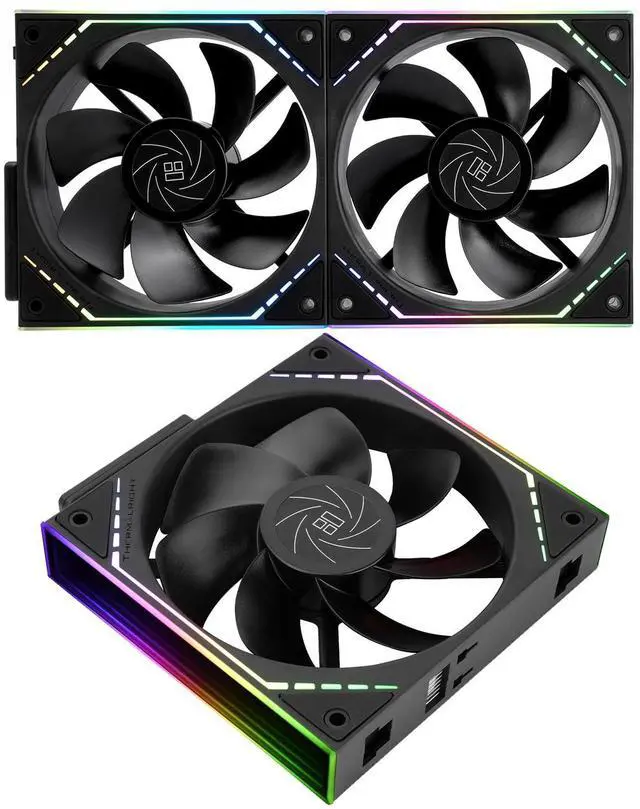 Main image of Thermalright TL-M12QR X3 Case Fan-120mm Quiet,Infinity Mirror ARGB Lighting Effects,Reverse Fan Blade Design,Wireless Splicing Building Block CPU Fan,New Power Chip Module Simplifies Wiring Management
