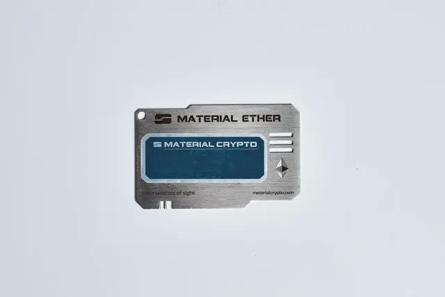Alt view image 5 of 5 - Material Ether - Physical ETH Wallet - Unhackable - Designed to Last a Lifetime - Manufactured Under Strict Security and Privacy Measures - ERC-20 / EVM/MetaMask Compatible