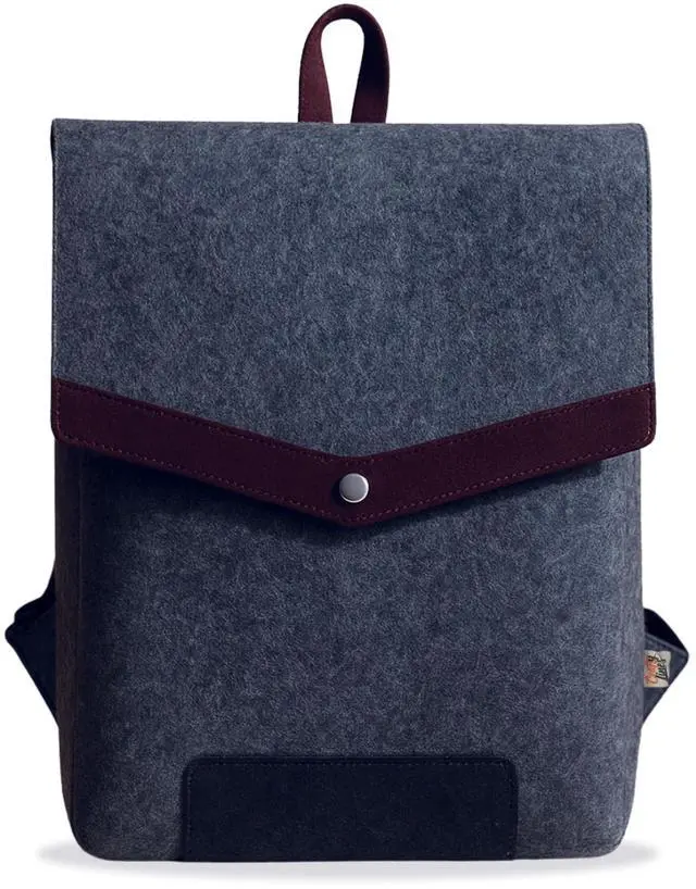 Main image of CRAFTYLINES Eco-Friendly Casual Backpack RECYCLED FROM 18 PLASTIC BOTTLES | Stylish Laptop Backpack Fits 15.6 Laptop/Tablet for Men & Women | Daypack, Travel Bag, Sustainable BookBag