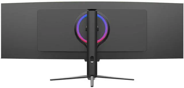 Alt view image 2 of 5 - GAMEPOWER DQ49 inch Curved Ultrawide Gaming Monitor, 1Ms, 120Hz Refresh Rate, 32:9, DQHD, 5K 5120x1440p, R1800, 99% sRGB, HDR400, DisplayPort, HDMI, FreeSync, Gsync, Height - Tilt Adjustable