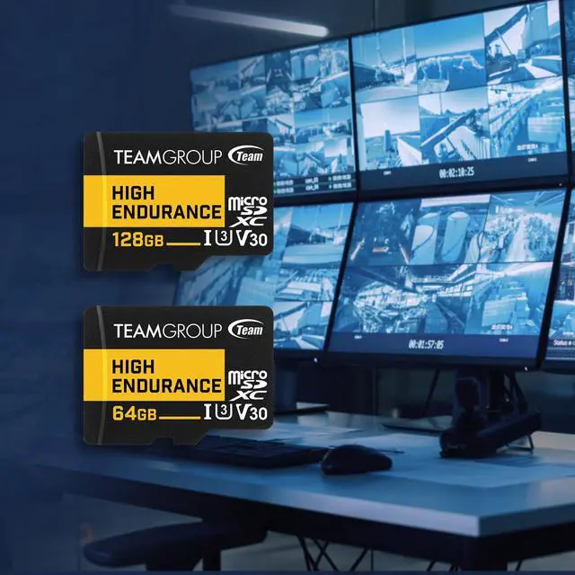 Alt view image 3 of 5 - TEAMGROUP HIGH Endurance 256GB 3 Pack Micro SDXC UHS-I U3 V30 100MB/s Designed for Monitoring Stable Durable Long Lasting Flash Memory Card Security Camera 4K&Full HD Video Recording THUSDX256GIV3065