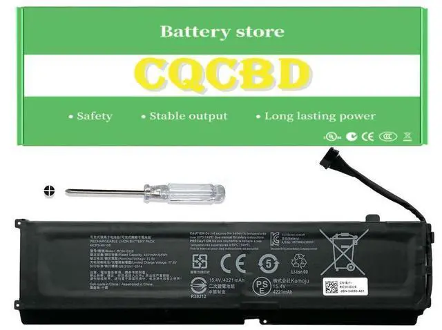 Main image of RC30-0328 Battery for Razer Blade 15 Base 2020 2021 RZ90-0328 RZ09-03304x RZ09-03305x RZ09-0330x RZ09-03287E22-R3B1 RZ09-03287E22-R3U1 RZ09-03287E22-R341 RZ09-03305x  Not Suitable for: RZ09-0330