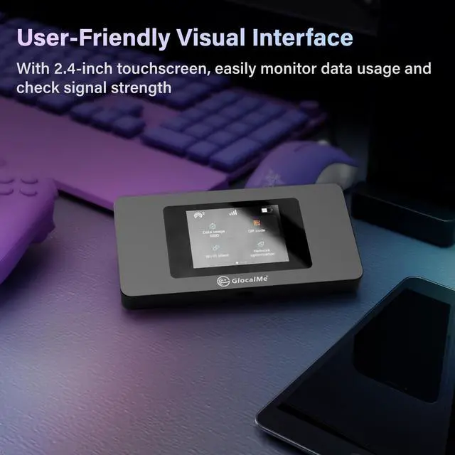 Alt view image 5 of 5 - GlocalMe DuoTurbo 4G Mobile Hotspot Device with 10GB US/CA/MX Data 60 Days, Portable WiFi Hotspot for Travel in 200+ Countries, SIMFREE and Dual Modem, 10 Devices Connected(DuoTurbo with 10GB)